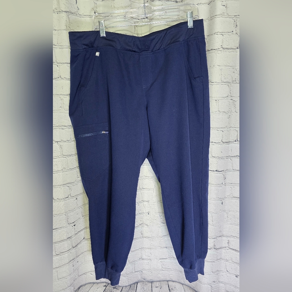 FIGS‎ Technical Collection Blue Scrub Jogger Pants Size XL P